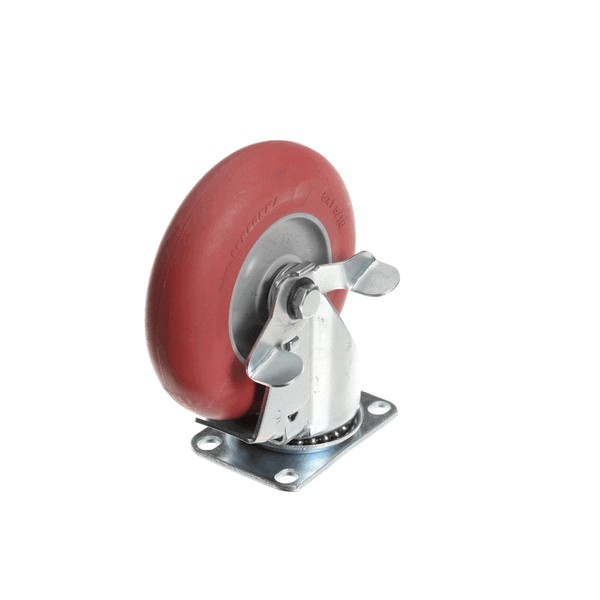 (image for) Carter Hoffmann 18301-5288 5"SWIVEL CASTER W/BRK RED